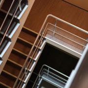 steel handrails and staircases